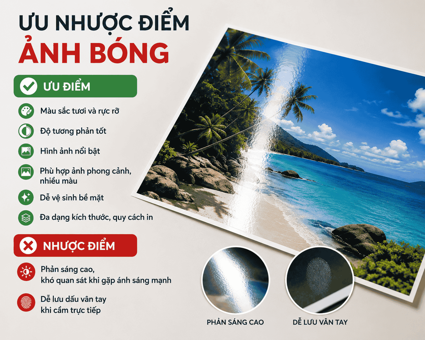 Ưu nhược điểm của ảnh bóng