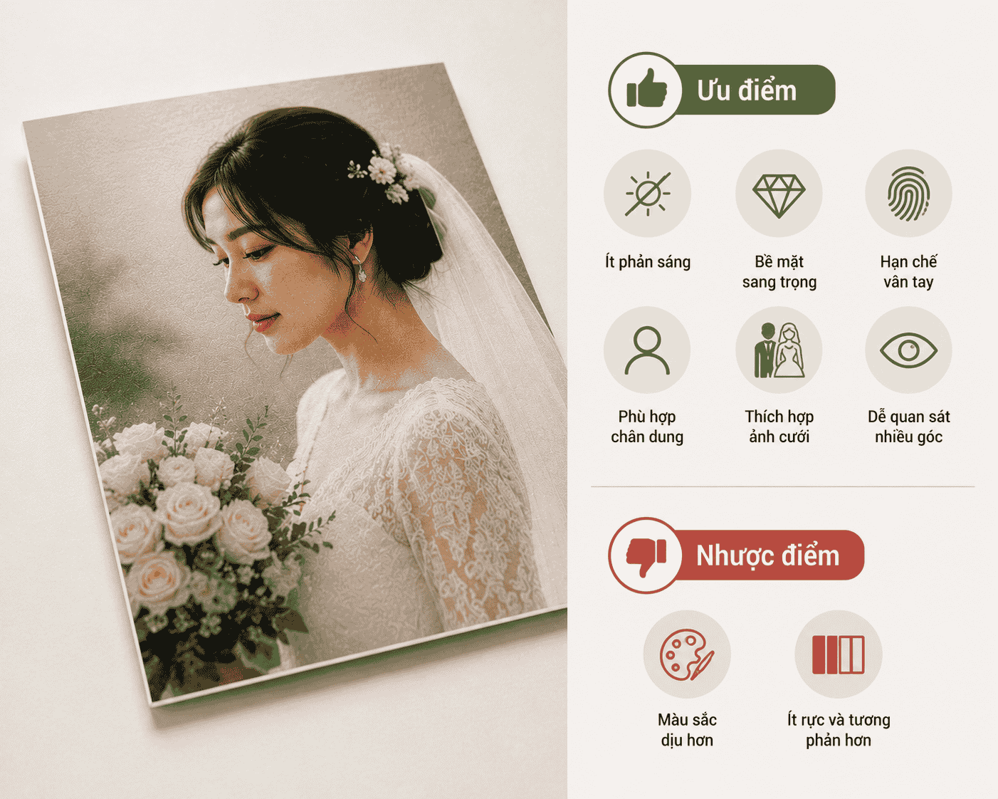 Ưu nhược điểm của ảnh lụa